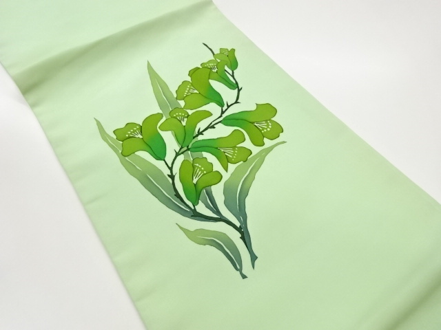 JAPANESE KIMONO / SHIOZE HANABA PATTERN HIRAKI NAGOYA OBI